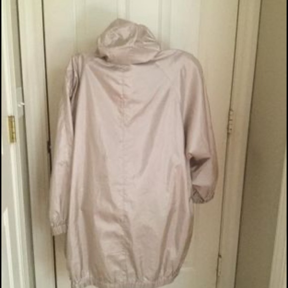 Alorna champagne beige hooded coat lightweight Spring/ autumn women’s 9/10 - Picture 7 of 14